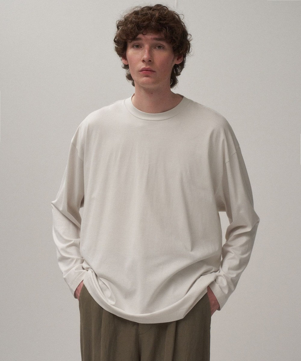 ATON SUVIN60/2 | オーバーサイズ L/S Tシャツ - UNISEX 