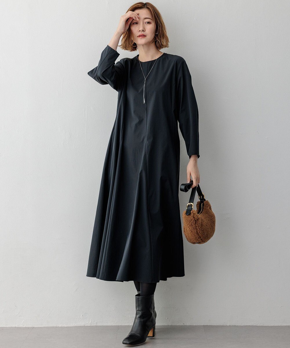 23区 S 【洗える】ストレッチタイプライター ワンピース 