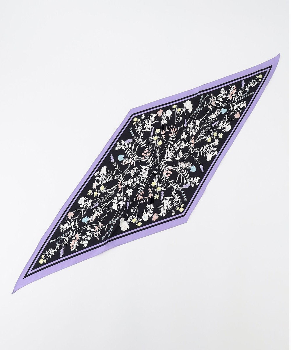 自由区 シルクプリント スカーフ 