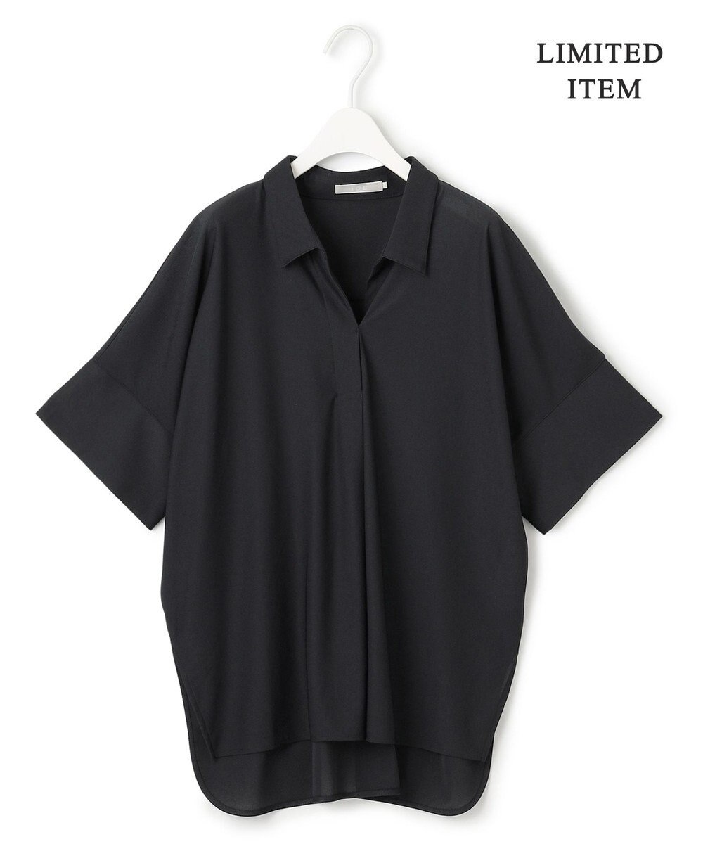 ICB 【WEB限定・洗える】シアートリコット スキッパーカットソー 