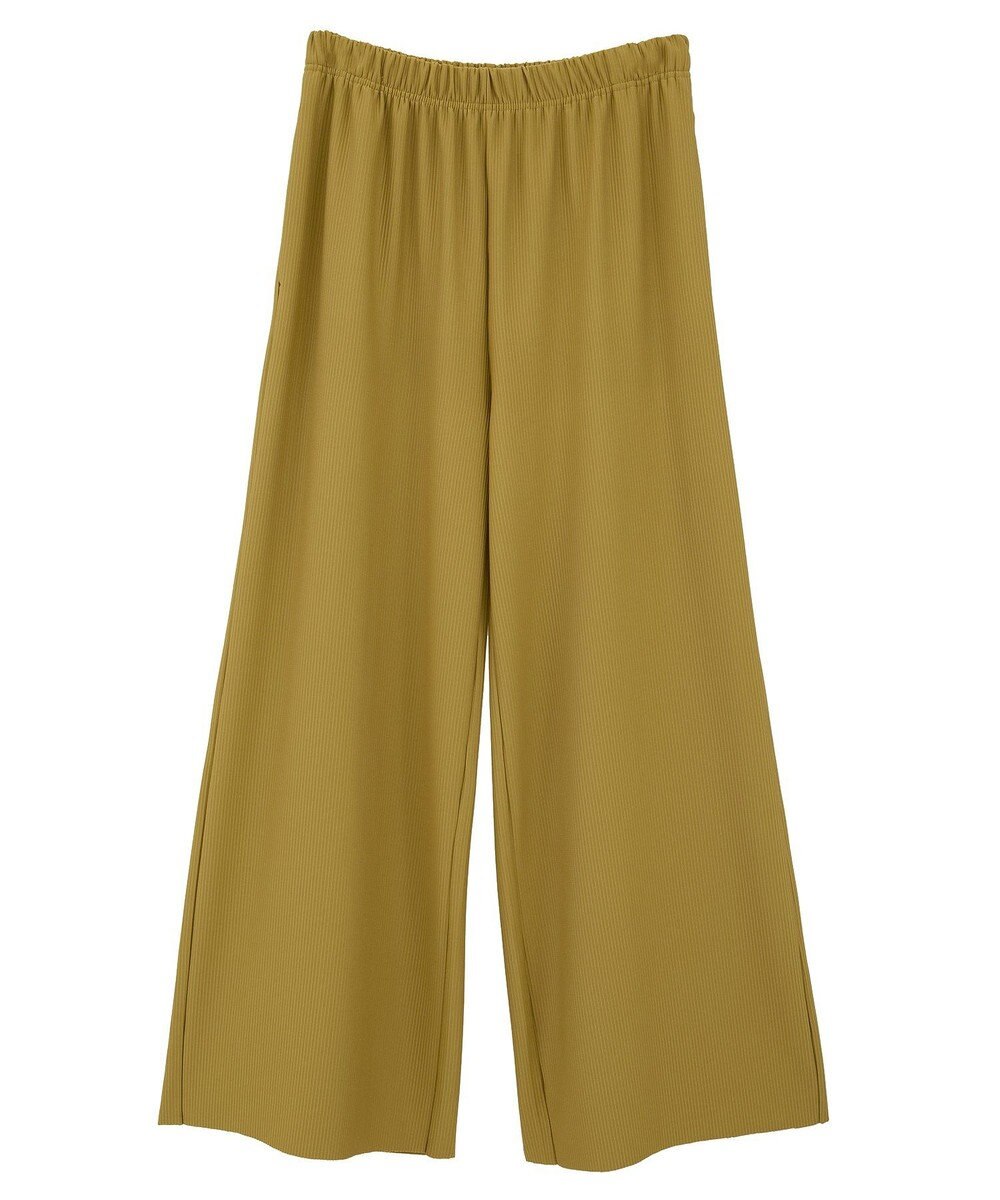 Green Parks 楽ちんプリーツワイドパンツ 