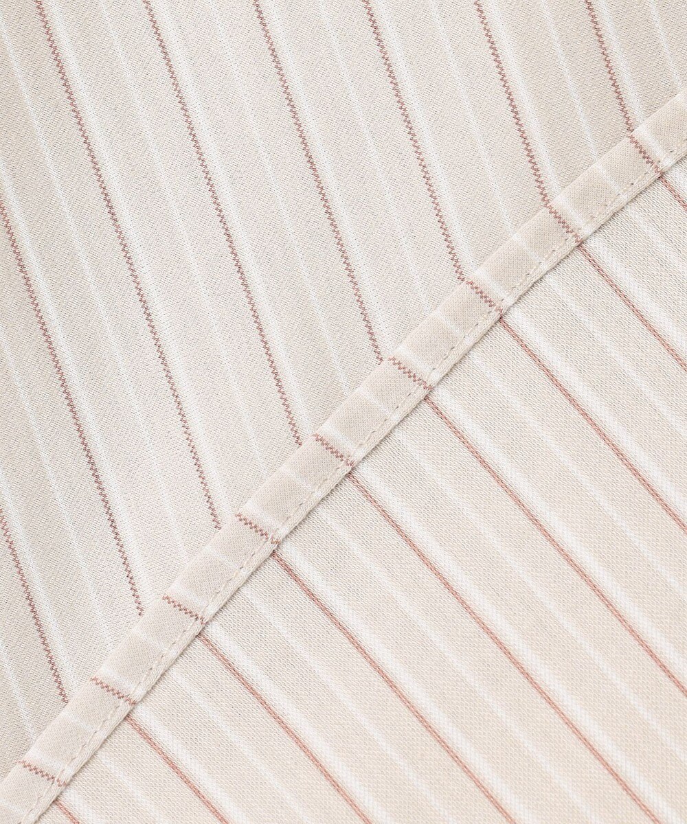 J.PRESS LADIES ストライプジャージー バックペプラム カットソー 