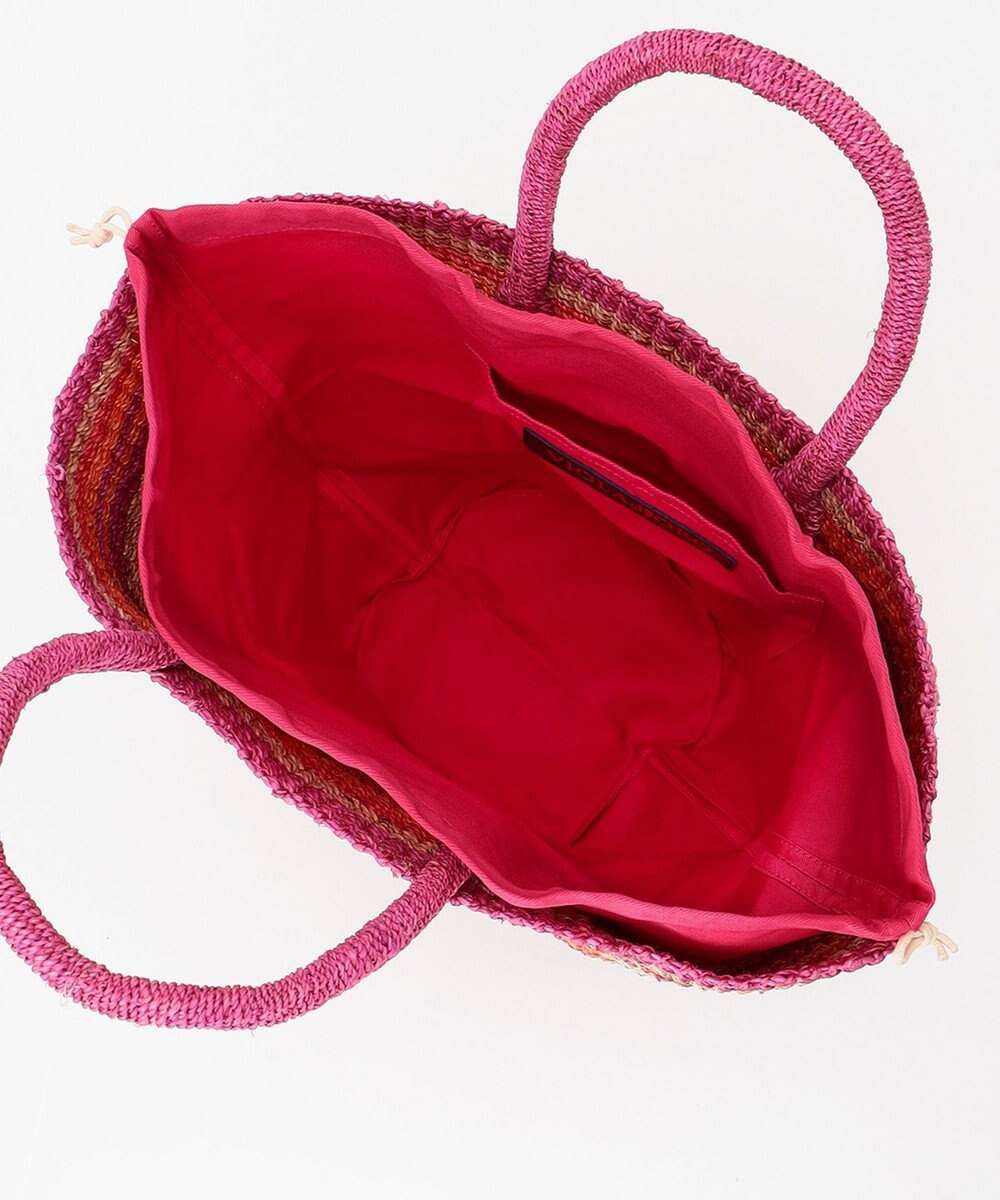 ONWARD CROSSET SELECT 【VIOLAd’ORO】MIRO アバカカラーボーダーバッグ M 