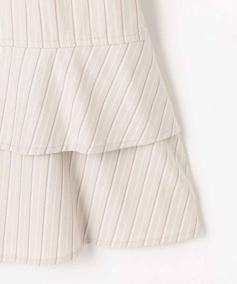 J.PRESS LADIES ストライプジャージー バックペプラム カットソー 