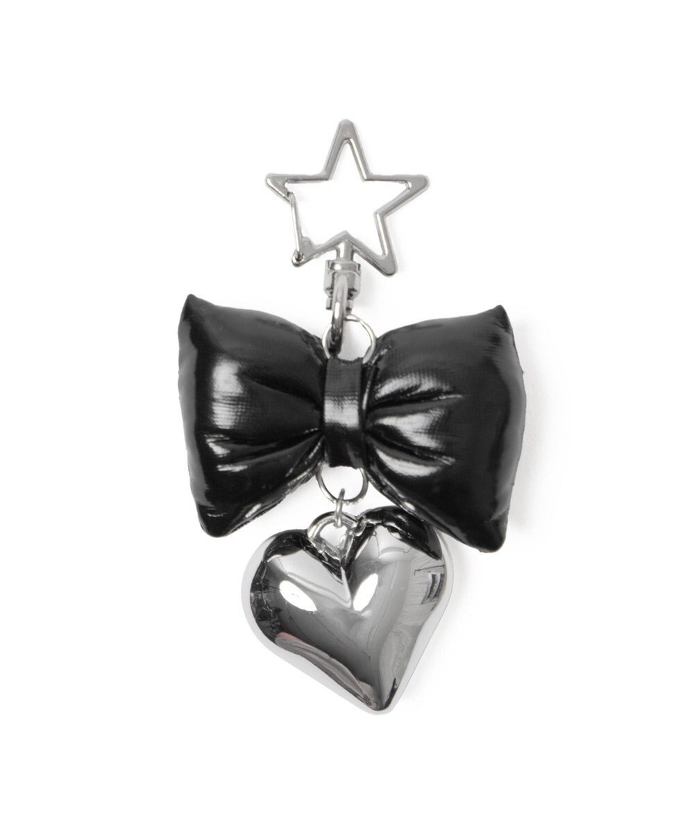 WEGO クッションリボンハートキーホルダー 