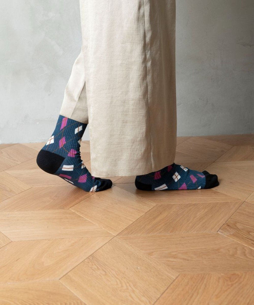 TRICOTE ARGYLE LINK SOCKS／アーガイルリンクソックス 