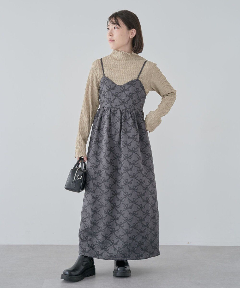 Green Parks ・Ｐｅｔｉｔ　Ｆｌｅｕｒ　ジャカードハイネックロンＴＥ 