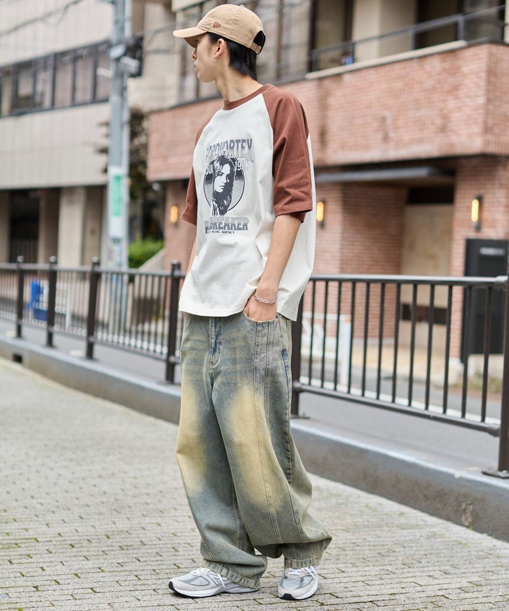 WEGO 【ユニセックス着用ITEM】ラグラングラフィックBIG　T（SS） 