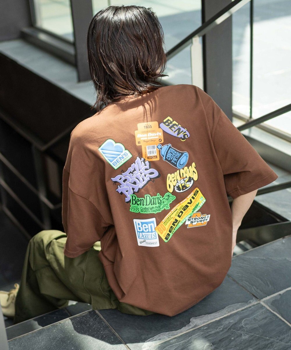 WEGO 【ユニセックス着用ITEM/SMLサイズ展開】別注BENDAVISクールタッチグラフィックT（SS） 