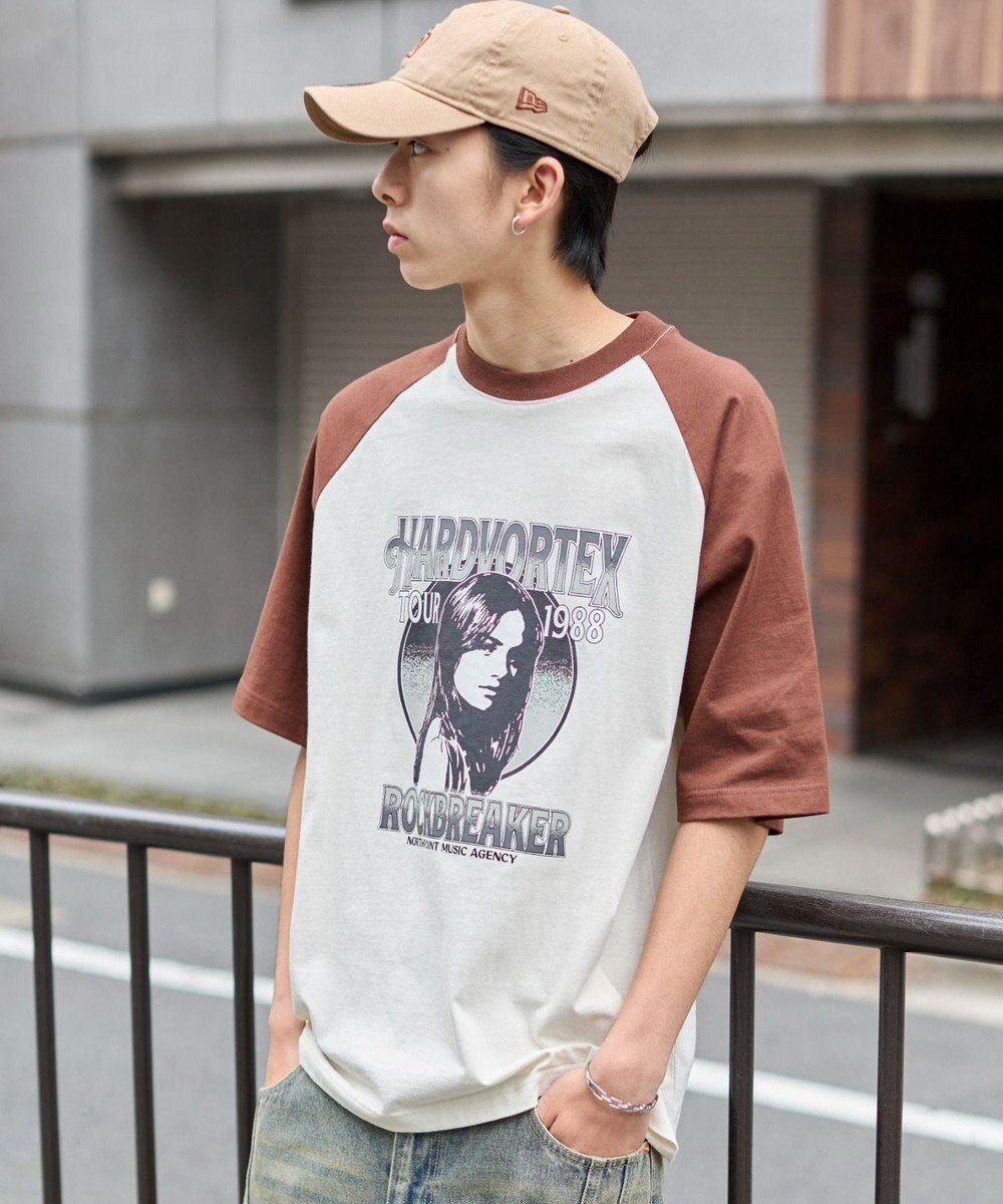 WEGO 【ユニセックス着用ITEM】ラグラングラフィックBIG　T（SS） 