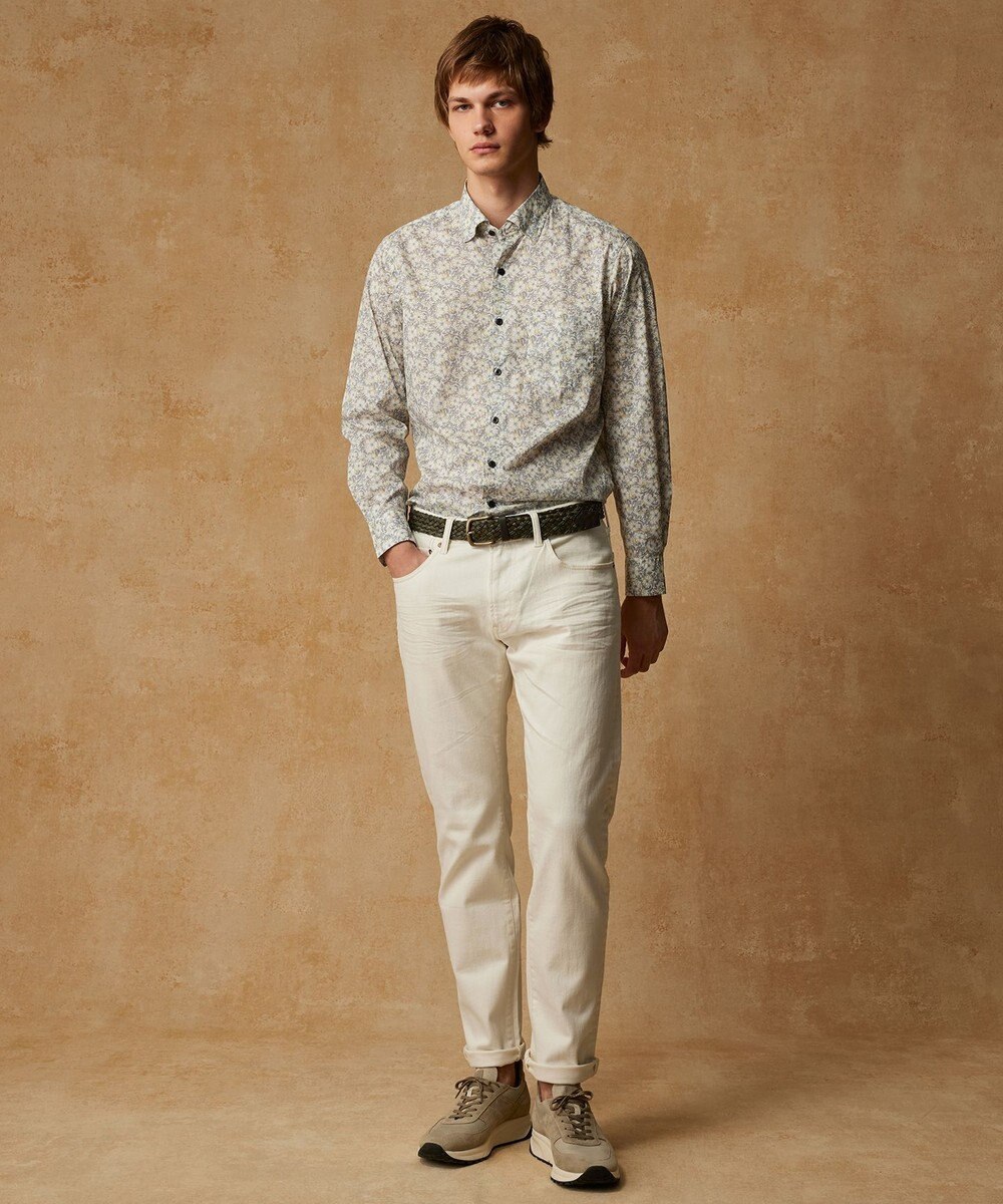 JOSEPH ABBOUD リバティプリント シャツ 