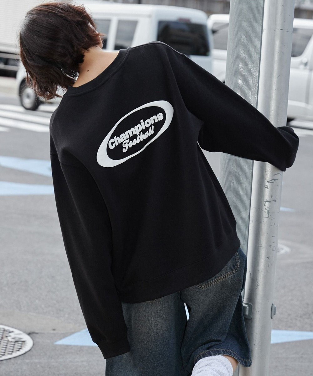 WEGO 【ユニセックス着用ITEM/裏起毛/SMLサイズ展開】リラックスフィットゲームロゴプルオーバー 