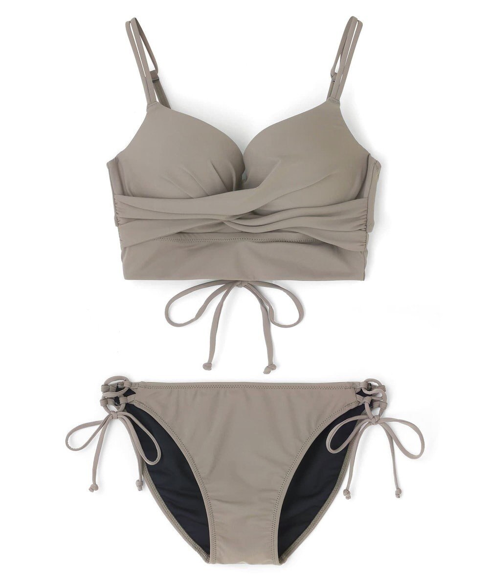 San-ai Resort（三愛水着楽園） 【WEB限定商品】【UPF50＋】ワコール共同開発ノンワイヤーなのにぷっくり美胸を作る【ダブルアップ】　ノンワイヤービスチェビキニ M1 M2 L1　　【San-ai Resort（サンアイリゾート）】 