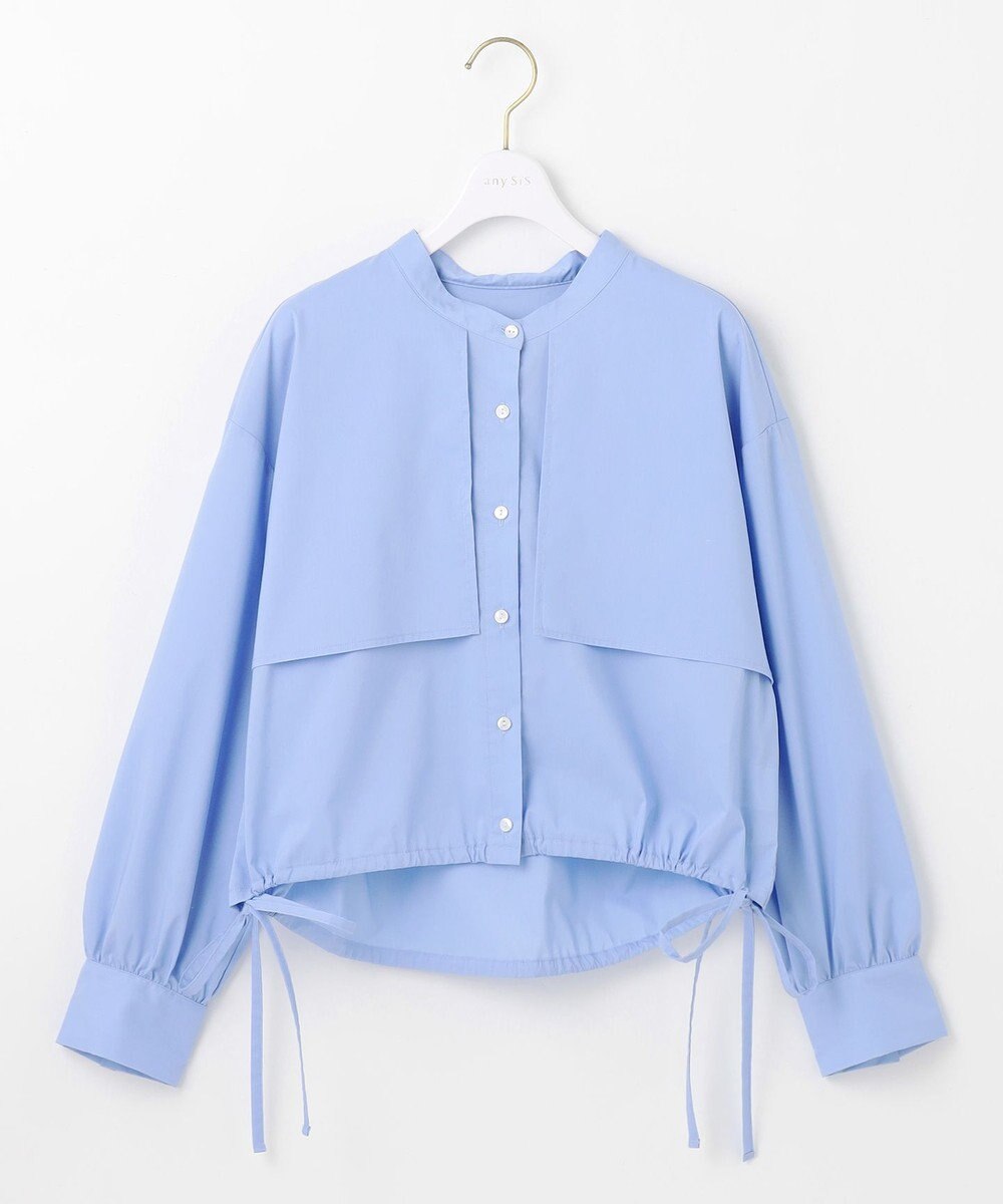 ANY SIS L 【UVカット・接触冷感・速乾】クロップトヨークハオリ シャツ 