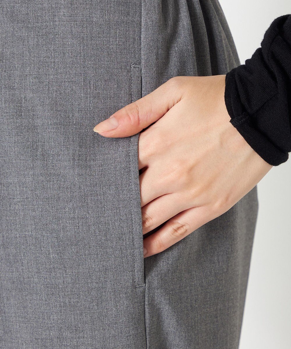 NAVE 【ReNAVE】ウォッシャブルツイル ワイドタックパンツ 