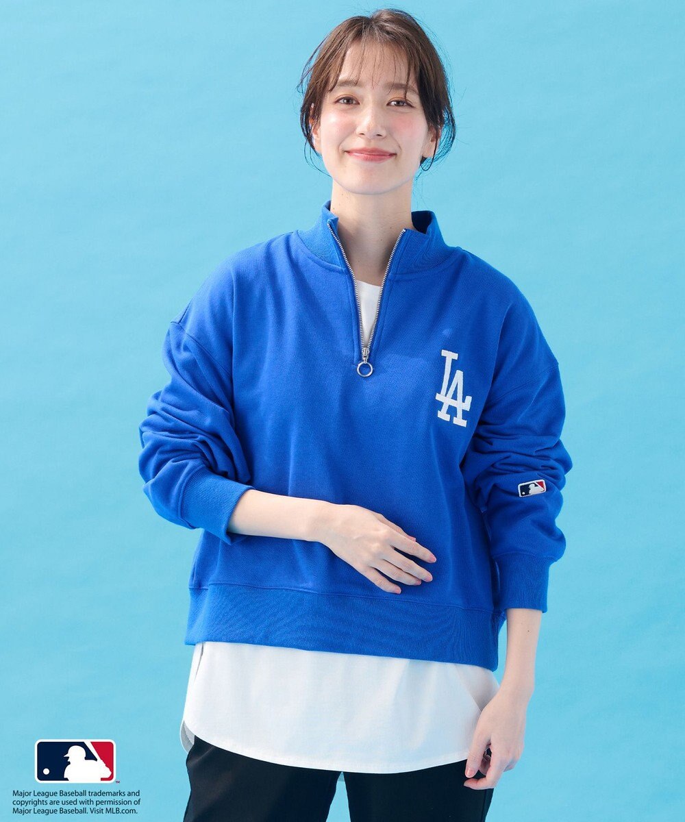 ANY L 【洗濯機可/UVケア】MLB/メジャーリーグベースボール ジップスウェット 