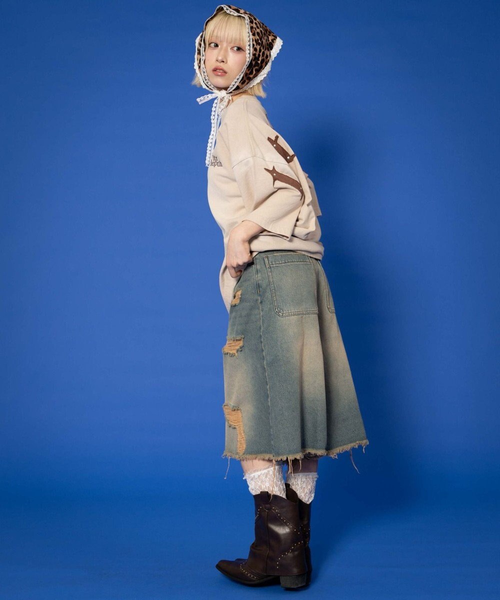 WEGO 【ユニセックス着用ITEM】バックスタッズグラフィックT（SS） 