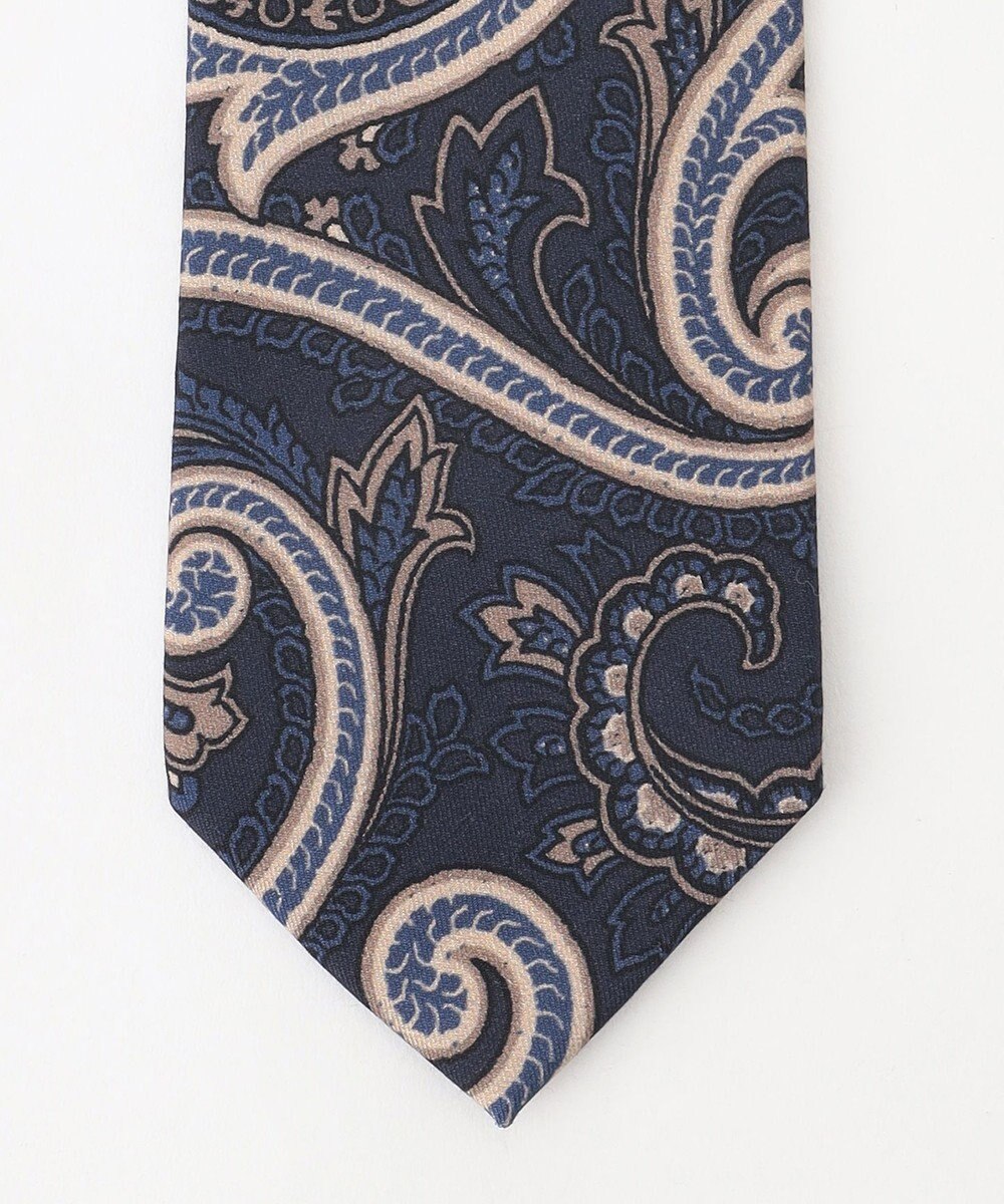 JOSEPH ABBOUD ビッグペイズリーパターン　ネクタイ 