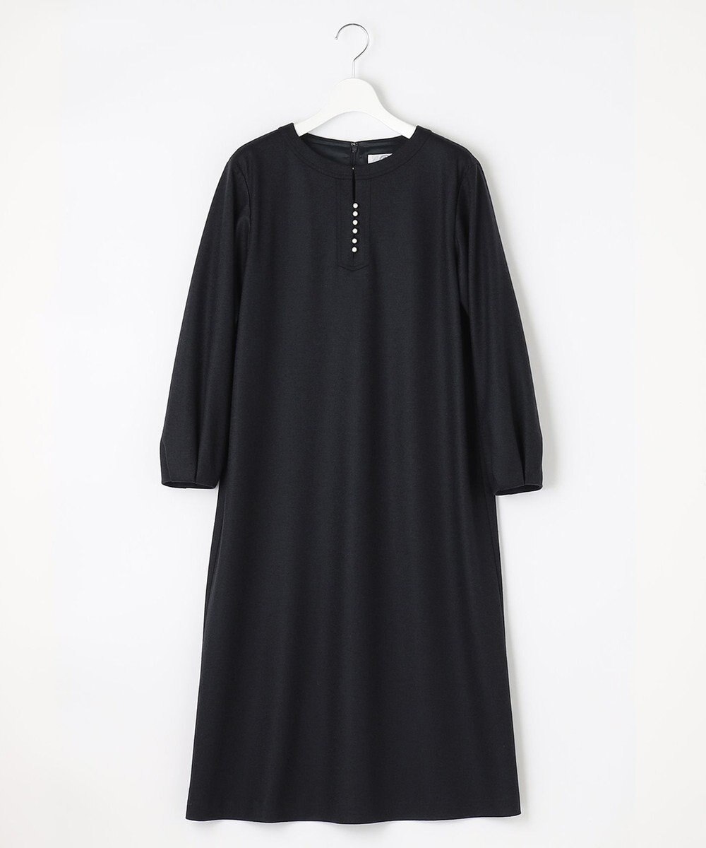 J.PRESS LADIES アクアレジェンドウールジャージー ワンピース 