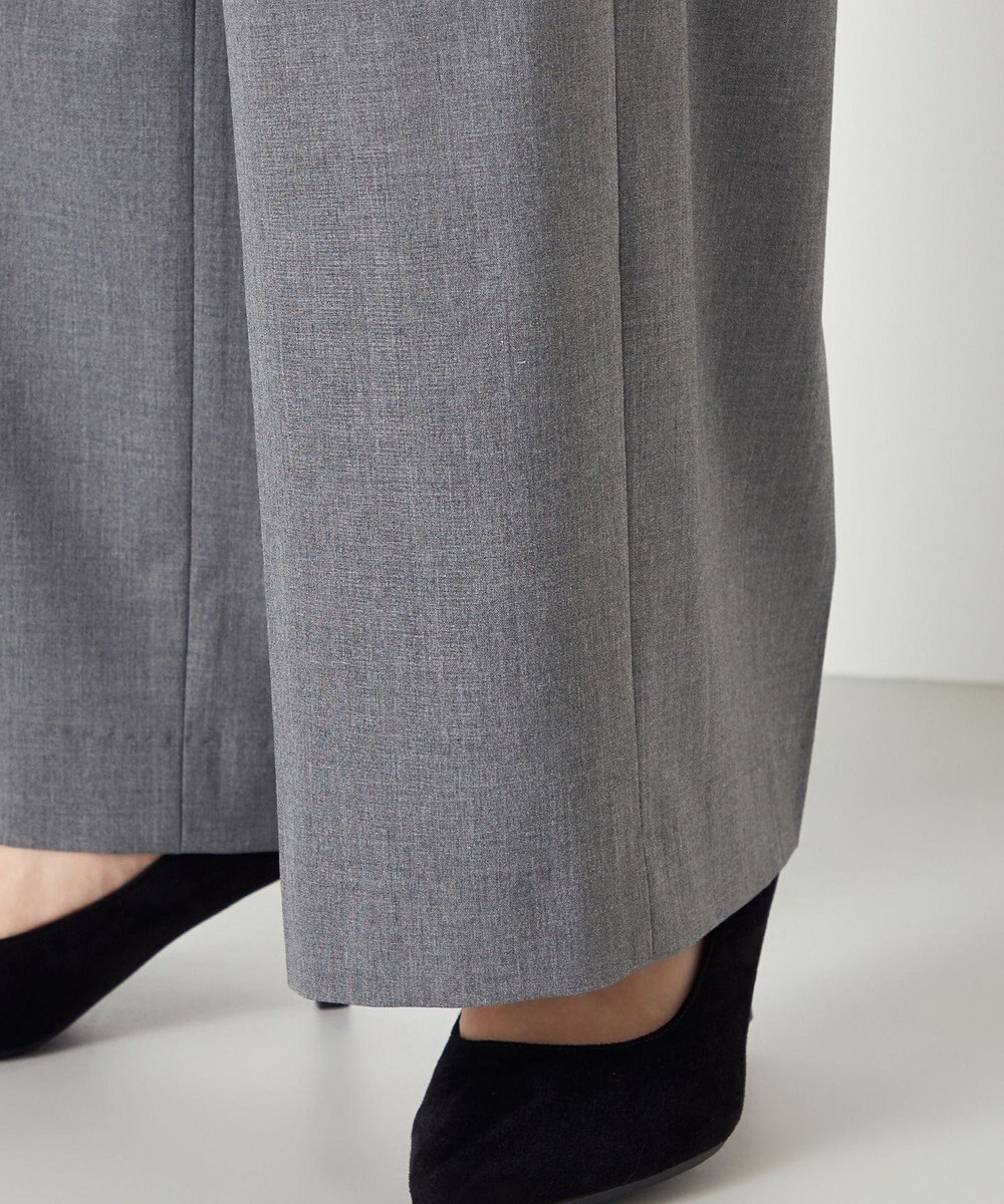 NAVE 【ReNAVE】ウォッシャブルツイル ワイドタックパンツ 