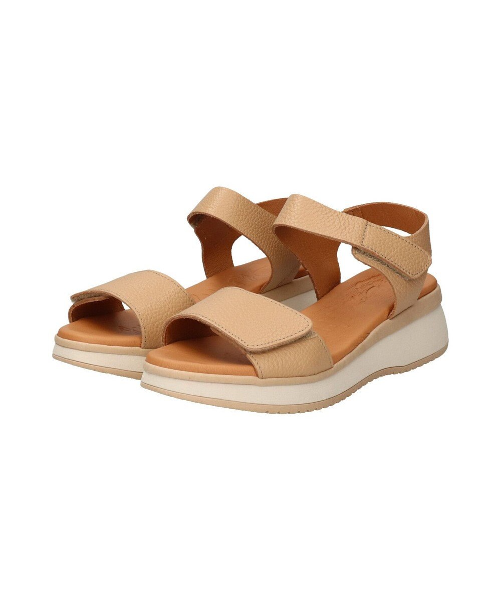 INTER-CHAUSSURES 【Oh my Sandals】ベルクロローヒールサンダル 