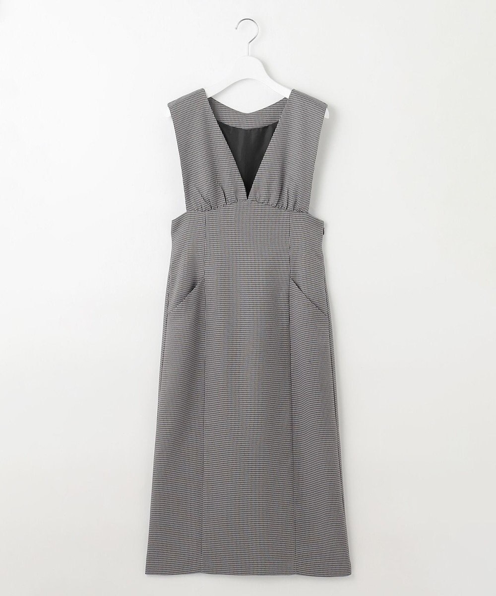 Feroux 【洗える】美シルエット ジャンパースカート 