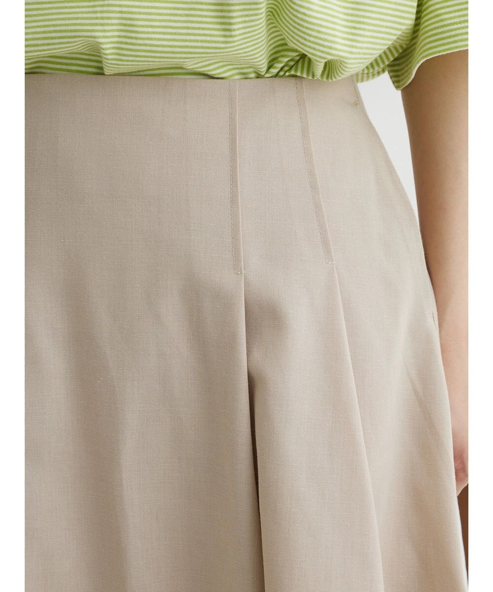 Green Parks 綿麻混フレアスカート 