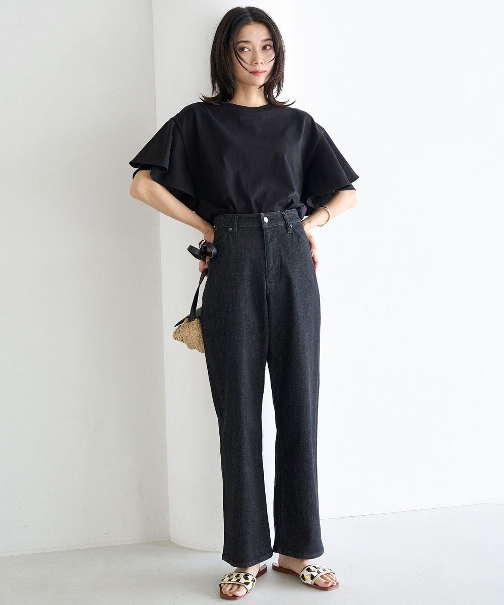 UNFILO 【UNFILO DENIM】撥水ストレッチ テーパードデニム 