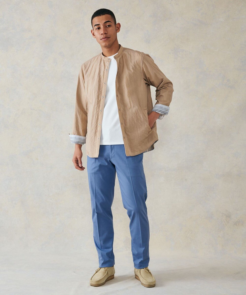 J.PRESS MEN トリコチンストレッチ パンツ 