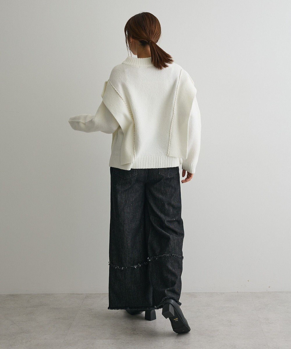 CRAFT STANDARD BOUTIQUE ハンドステッチデザインニットプルオーバー 