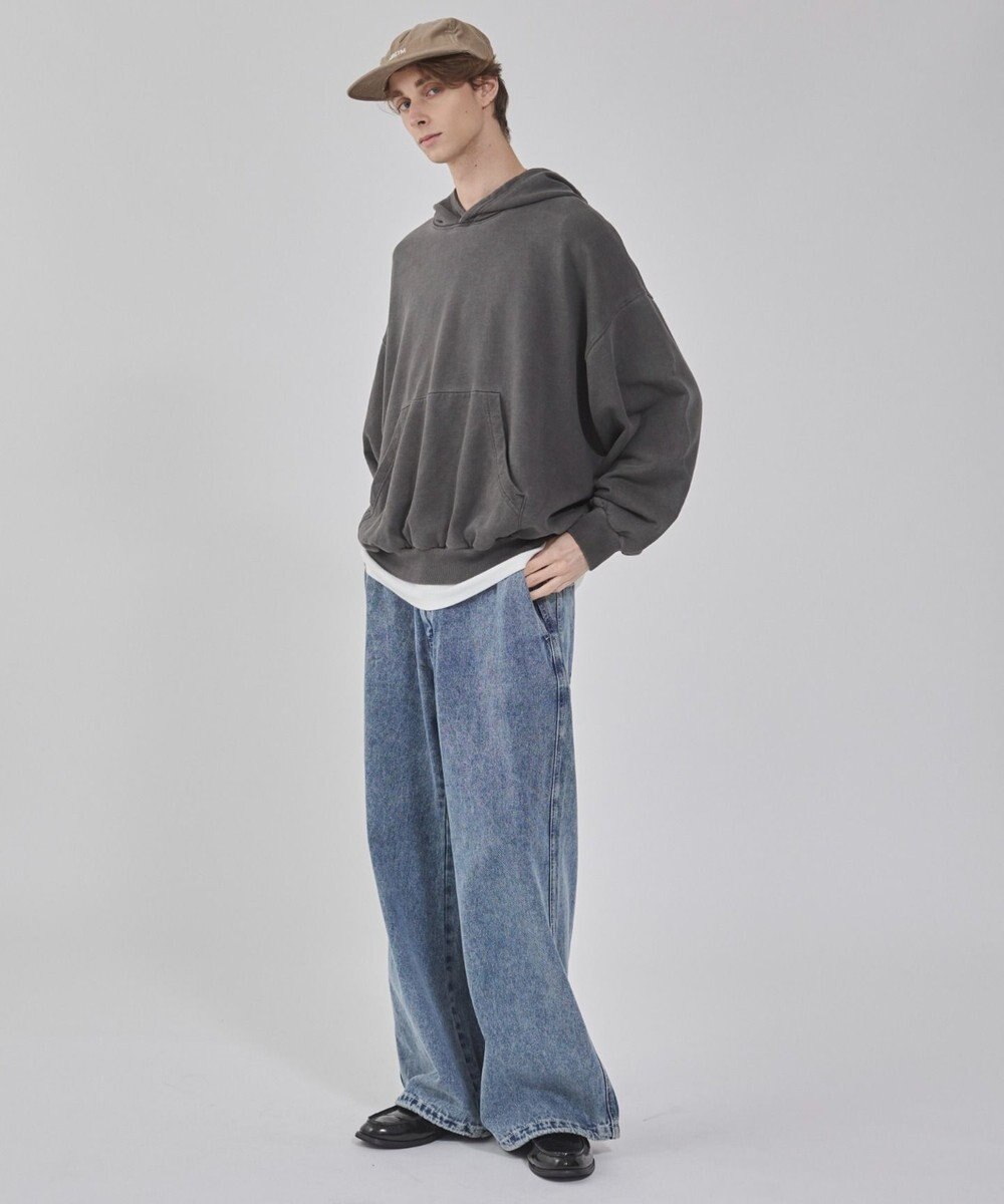 WEGO 【ユニセックス着用ITEM】バルーンクロップドプルパーカー 