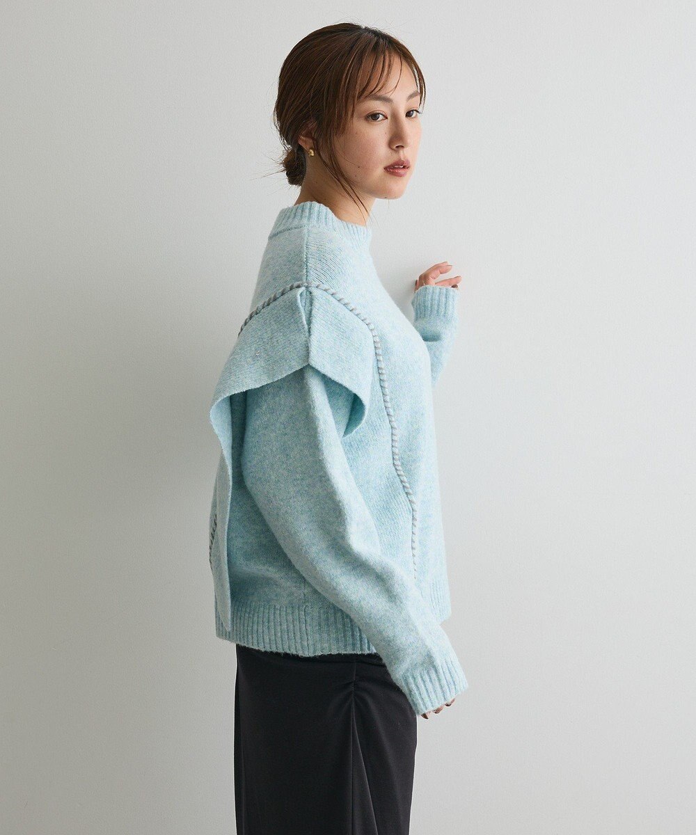 CRAFT STANDARD BOUTIQUE ハンドステッチデザインニットプルオーバー 