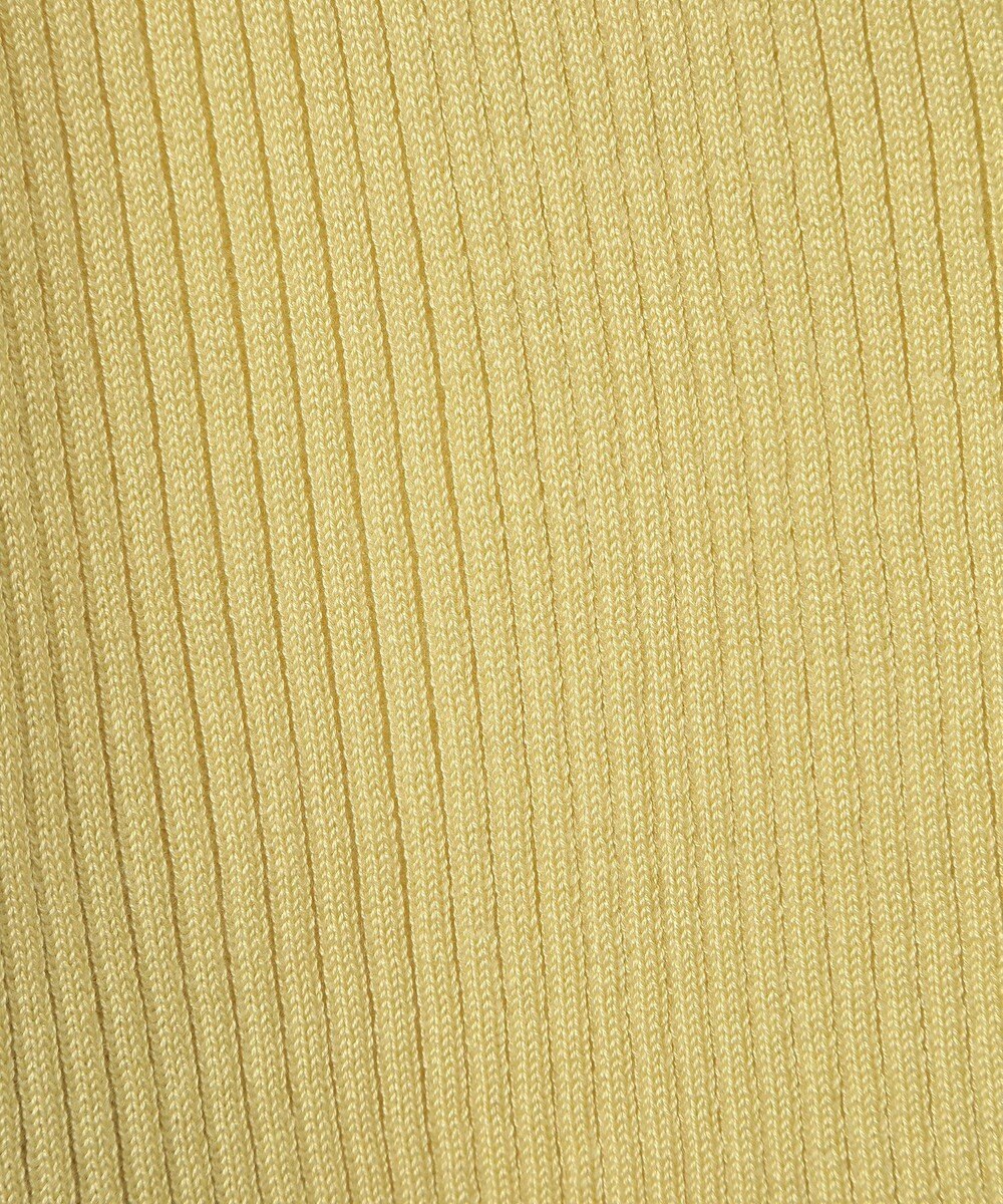 earth music&ecology シルバープチ釦リブニットカーディガン 