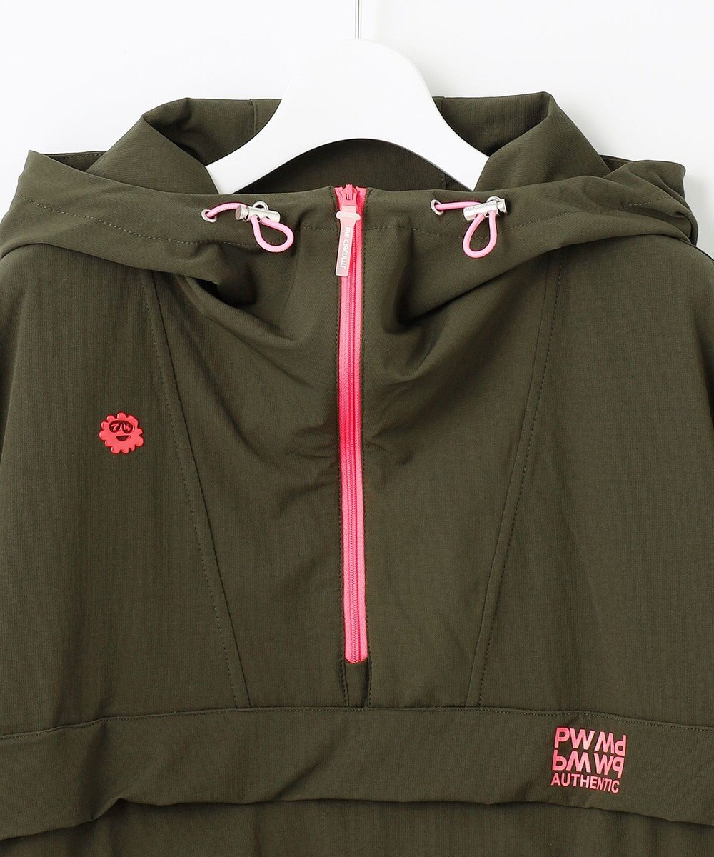 PW CIRCULUS 【 伸縮性あり 】【WOMEN】シャーリングアノラック ブルゾン 