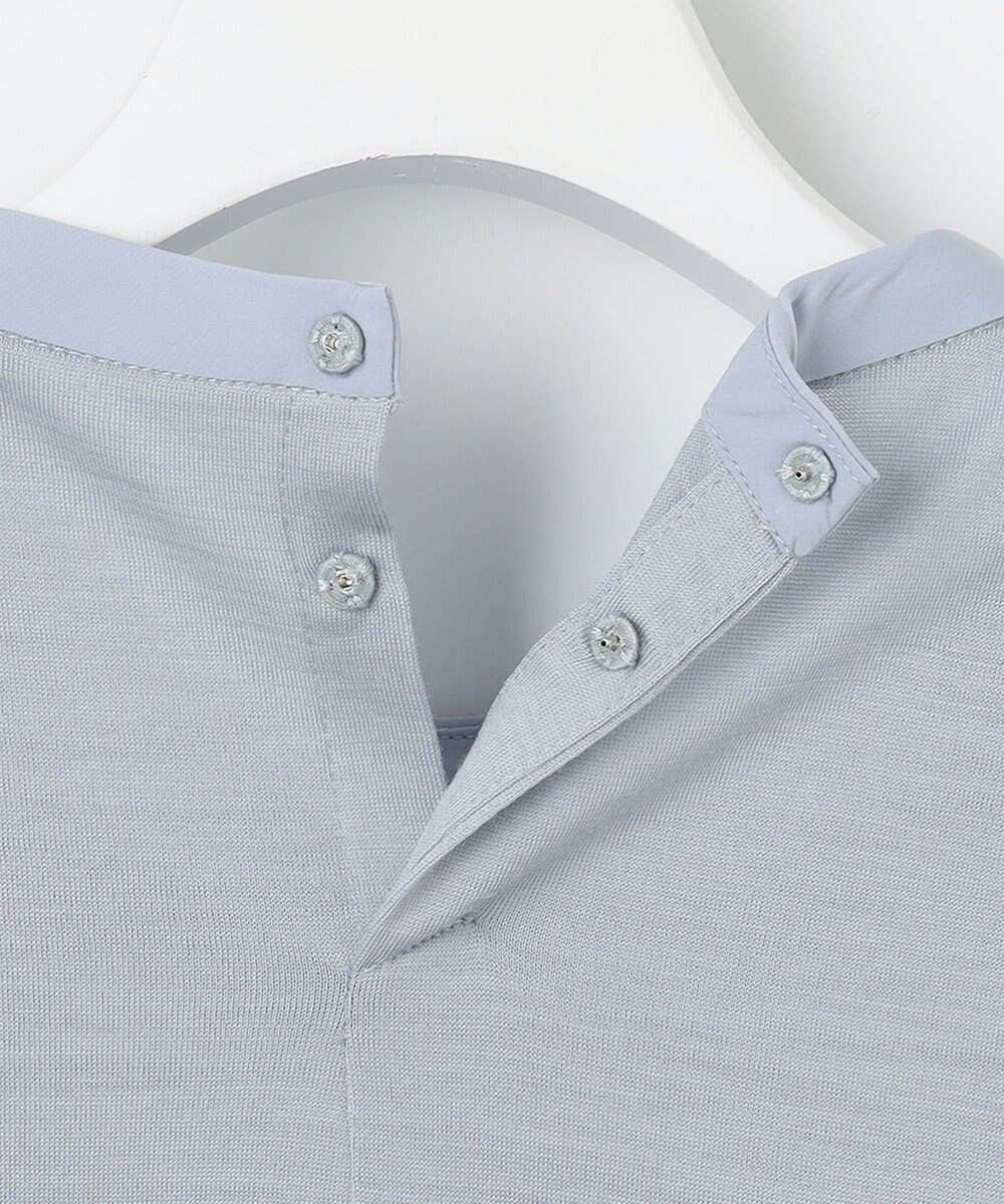 J.PRESS LADIES ウォッシャブルウール タック ドットレース カットソー 