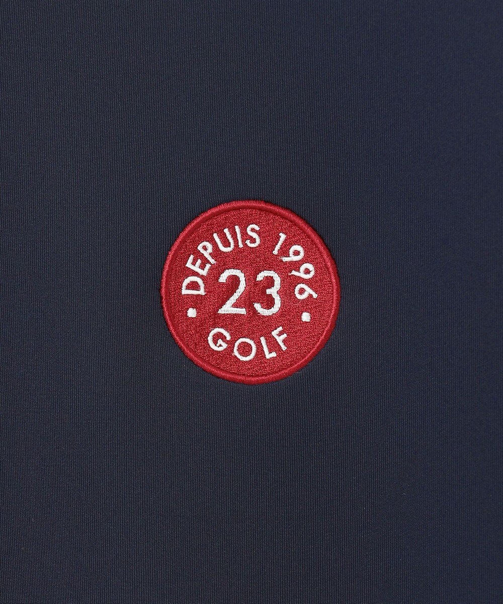 23区GOLF 【MEN】【吸水速乾・UVケア】袖ライン モックネックシャツ 