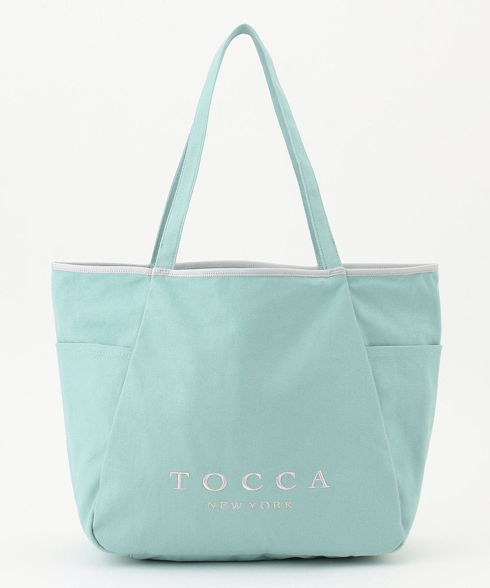 TOCCA 【WEB＆一部店舗限定】【A4サイズ対応】MERCATO LOGO CANVASTOTE キャンバストートバッグ 