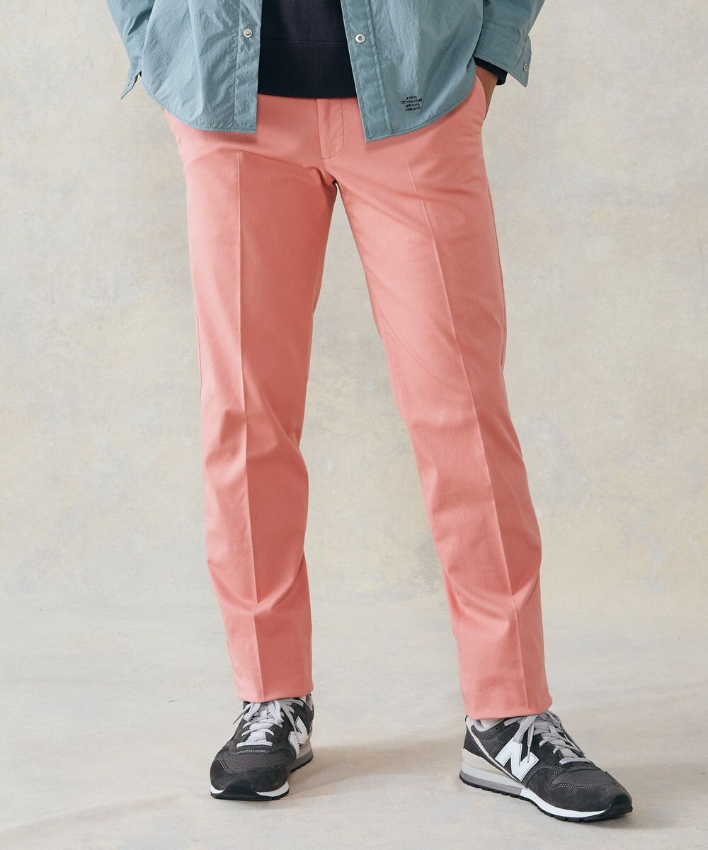 J.PRESS MEN トリコチンストレッチ パンツ 