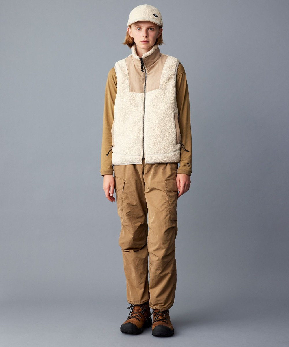 JOSEPH ABBOUD MOUNTAIN 【Eco素材/保温性】ポーラテック ボアフリース キャップ 