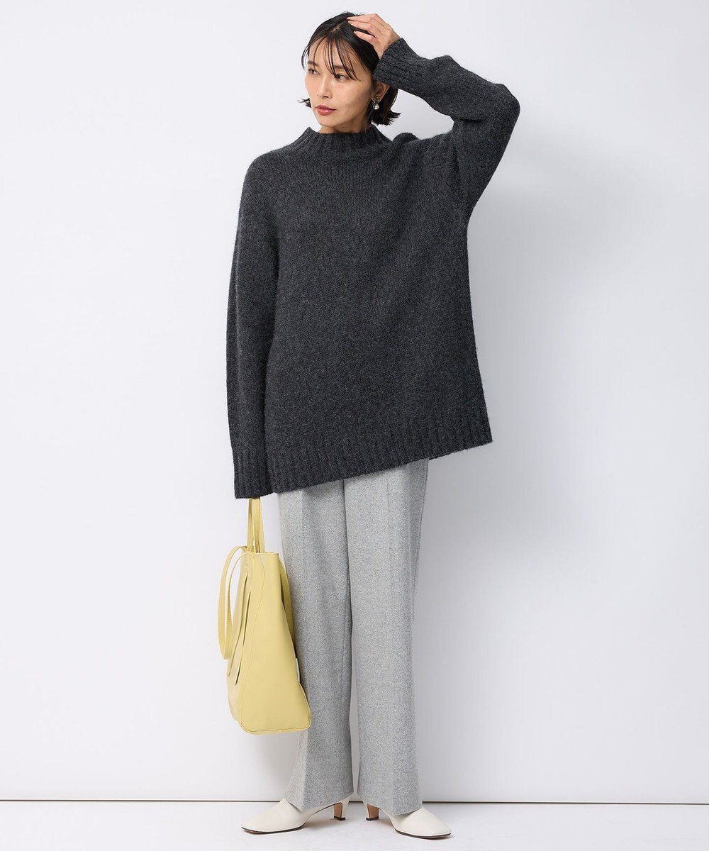 23区 ベビーアルパカ ビッグシルエット ニット 