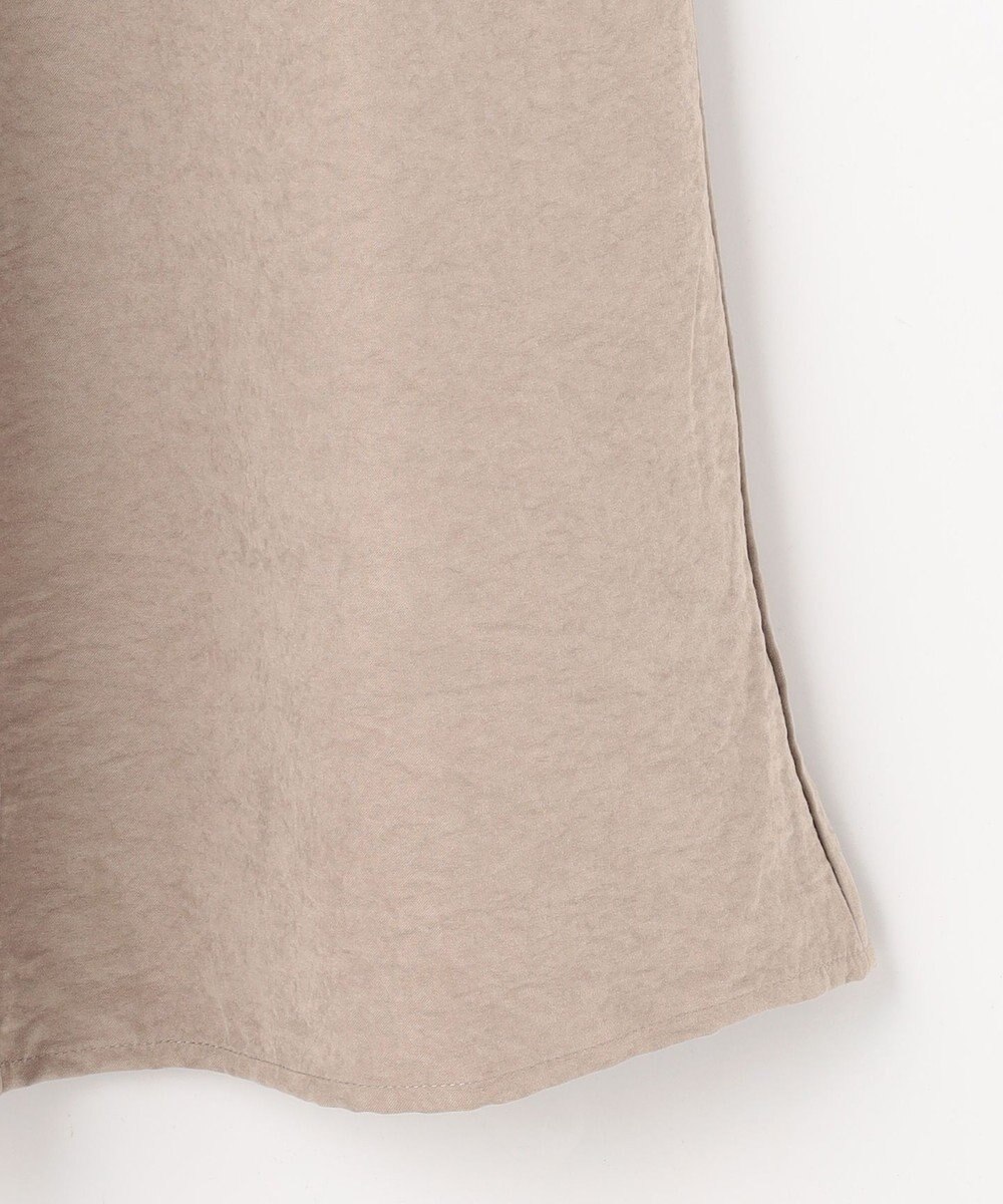 ANY 【ウエストゴム】スエードフレアスカート 