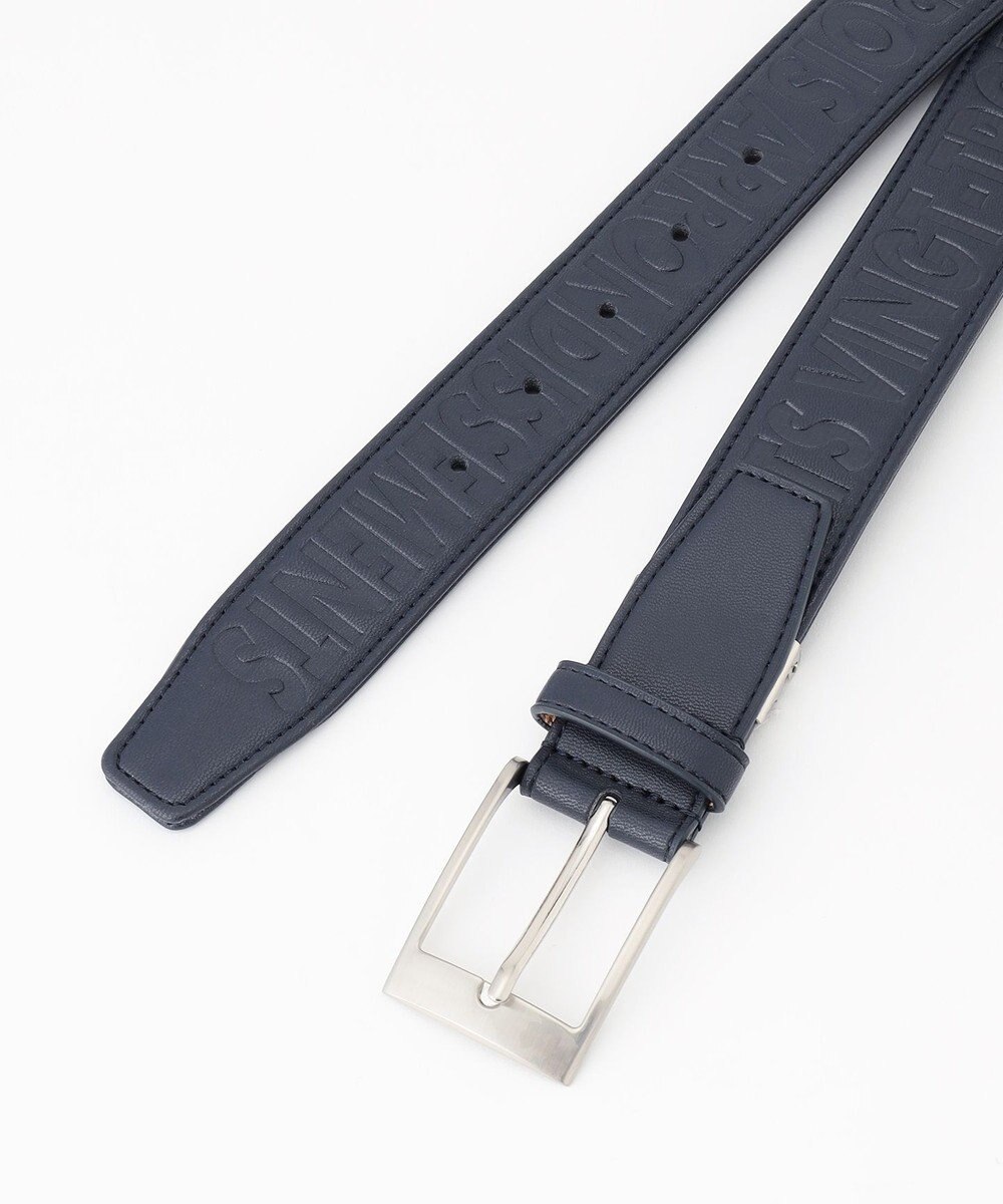 23区GOLF 弱ストレッチが新しい【MEN】ロゴエンボス ベルト 