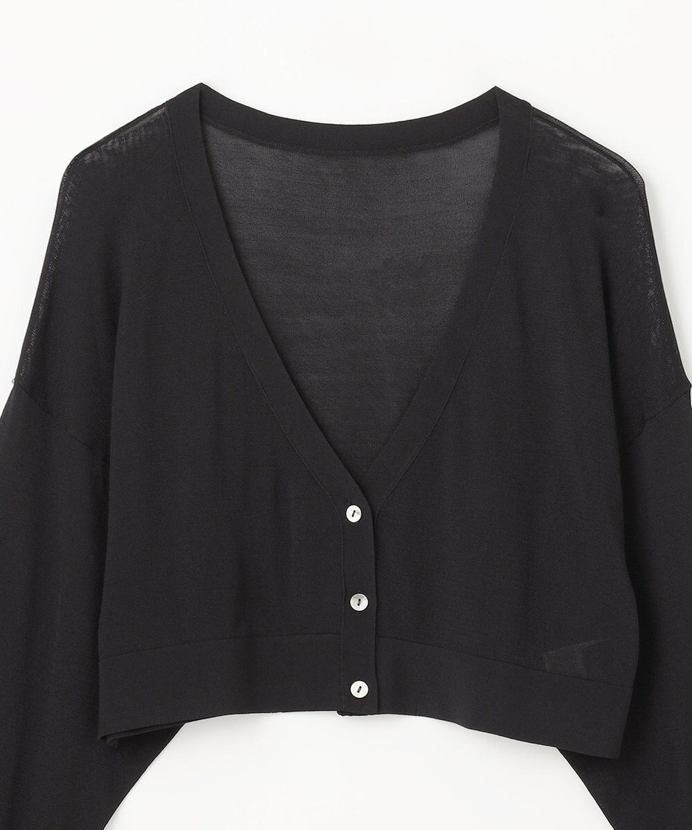 GRACE CONTINENTAL ショートドルマンニットカーディガン 