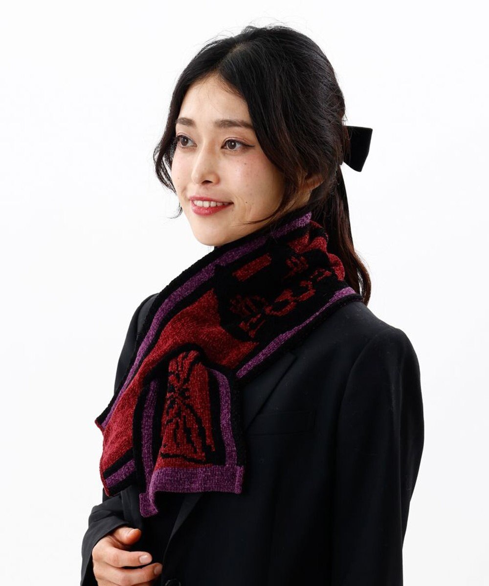 AURORA 【 ANNA SUI（アナ スイ）】差し込みモールマフラー(WASH) 