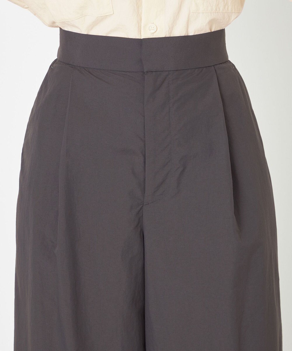 NAVE 【ReNAVE・洗える/撥水加工/接触冷感/UVケア/セットアップ】ナイロンタスラン ワイドパンツ 