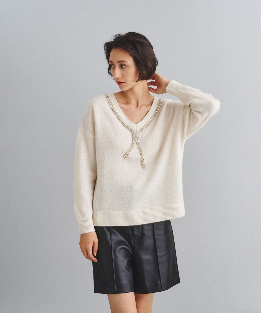 タイビジューニットトップ Grace Continental ファッション通販 公式通販 オンワード クローゼット タイビジューニットトップ Grace Continental ファッション通販 公式通販 オンワード クローゼット