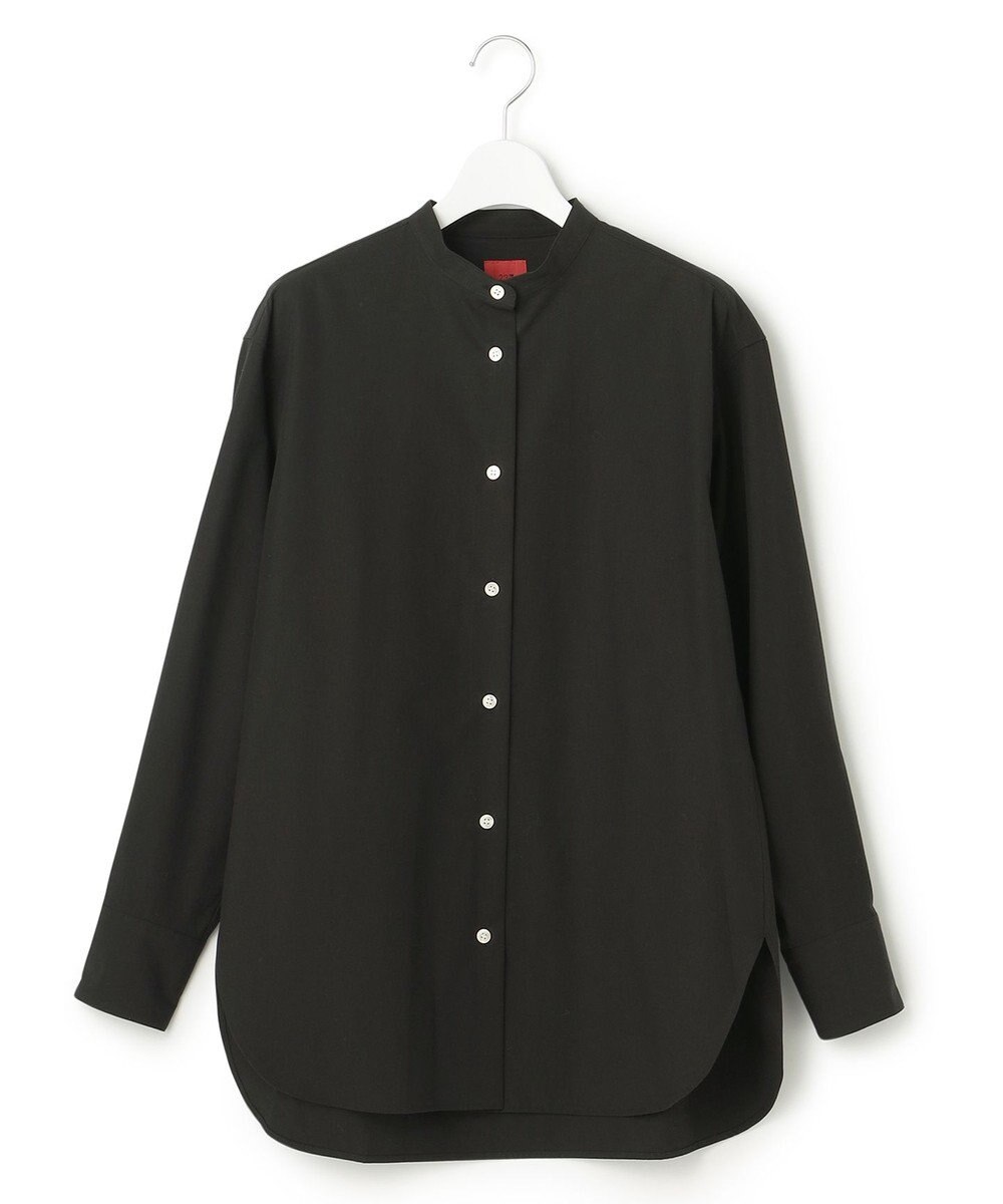 23区 【23区 | 5525gallery】コットンタイプライター バンドカラー シャツ 