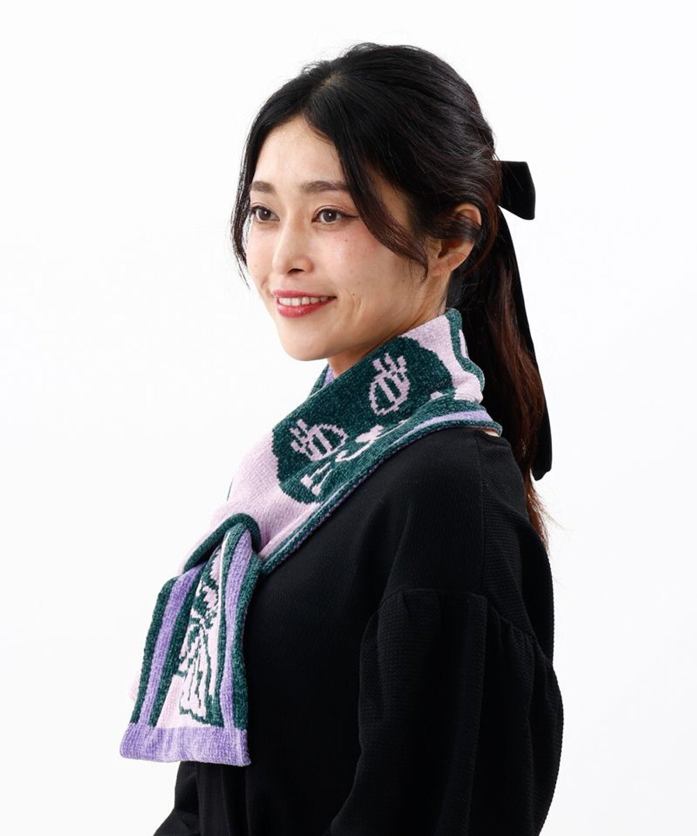 AURORA 【 ANNA SUI（アナ スイ）】差し込みモールマフラー(WASH) 