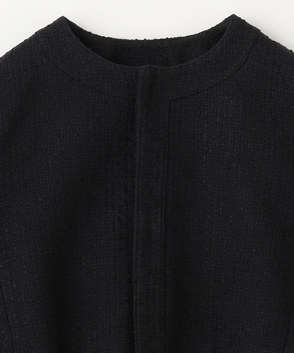 NAVE 【Nave】ストライプツィード クロップドジャケット 