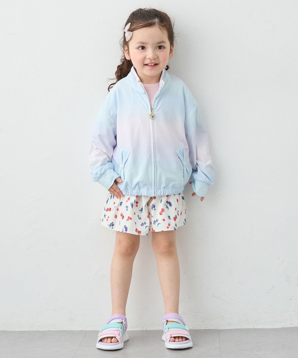 ANY KIDS 【洗濯機可能】総柄フルーツ キュロット 